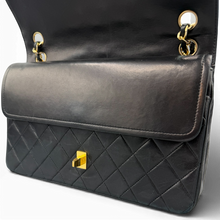Lade das Bild in den Galerie-Viewer, Chanel Double Flap 24k Schwarz