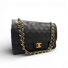 Lade das Bild in den Galerie-Viewer, Chanel Double Flap 24k Schwarz
