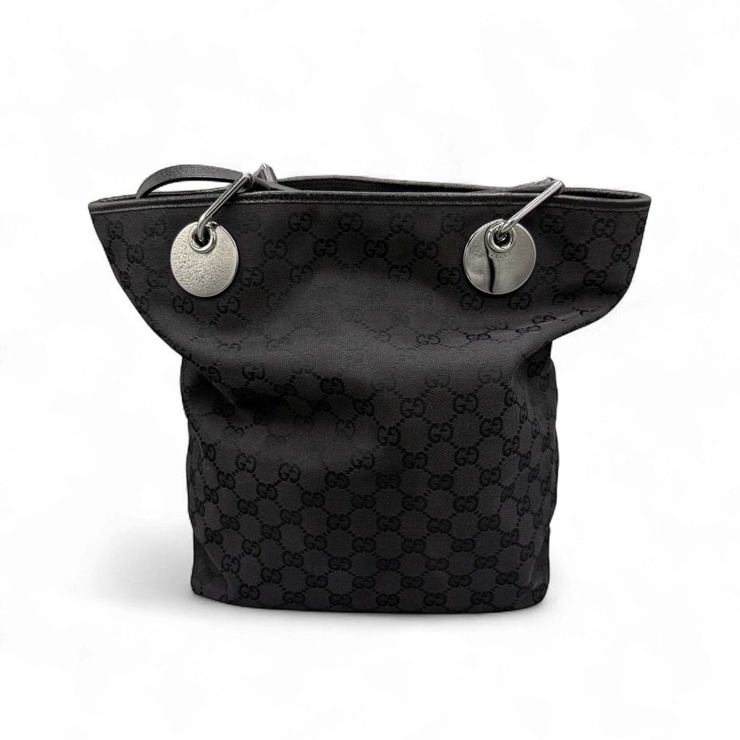 Gucci Eclipse Monogram Black Tote