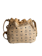 Lade das Bild in den Galerie-Viewer, MCM Bucket Bag Beige Visetos
