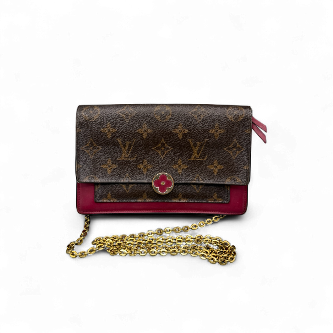 Louis Vuitton Flore Chain Wallet