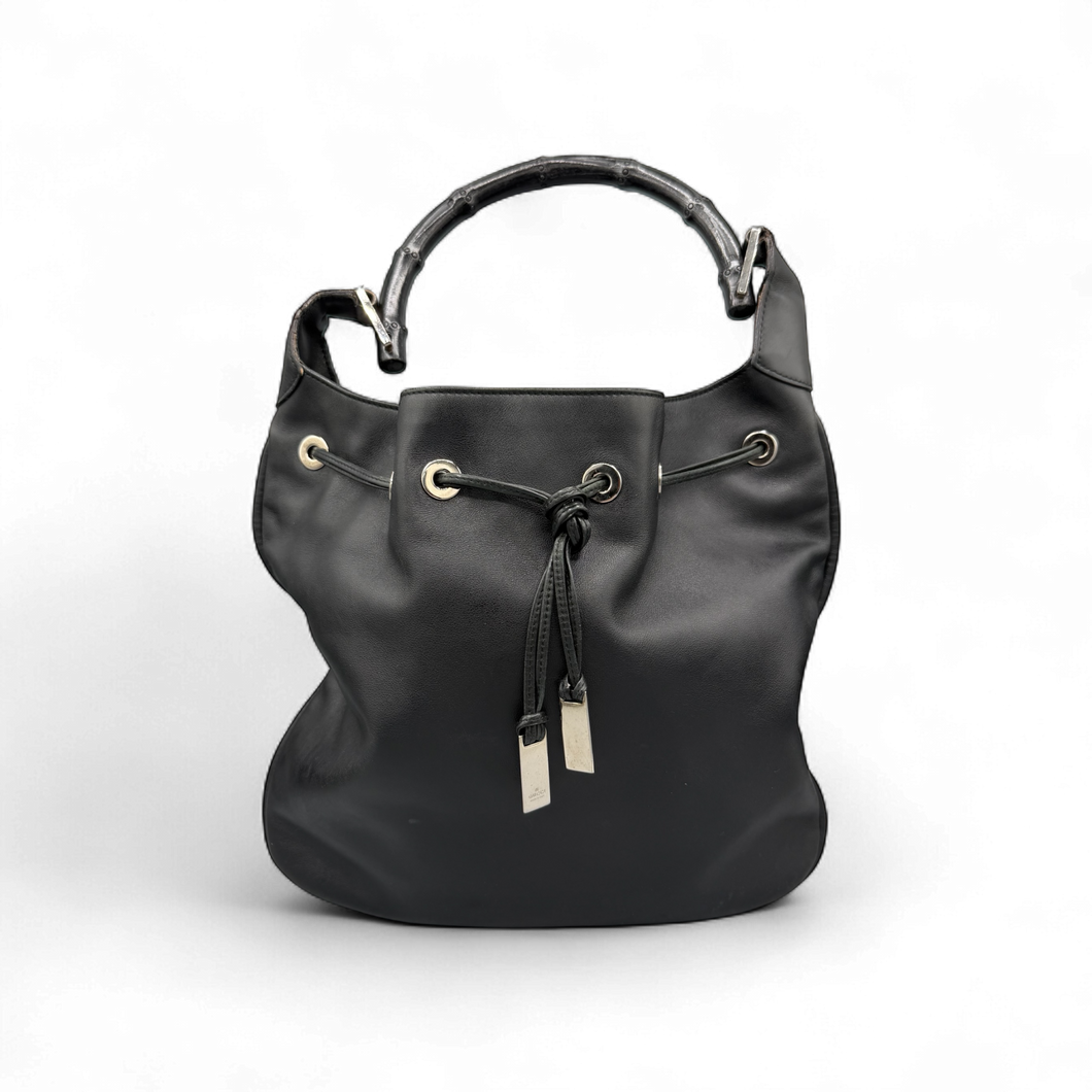 Gucci Bamboo Bucket Bag Black