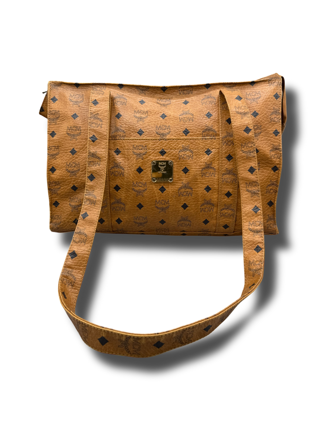 MCM Shopper Cognac