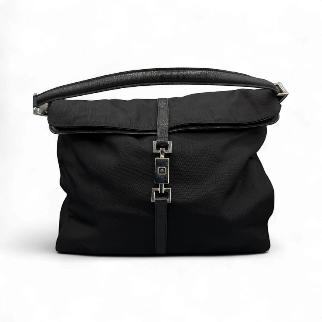 Gucci Jackie Black Canvas