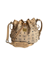 Lade das Bild in den Galerie-Viewer, MCM Bucket Bag Beige Visetos
