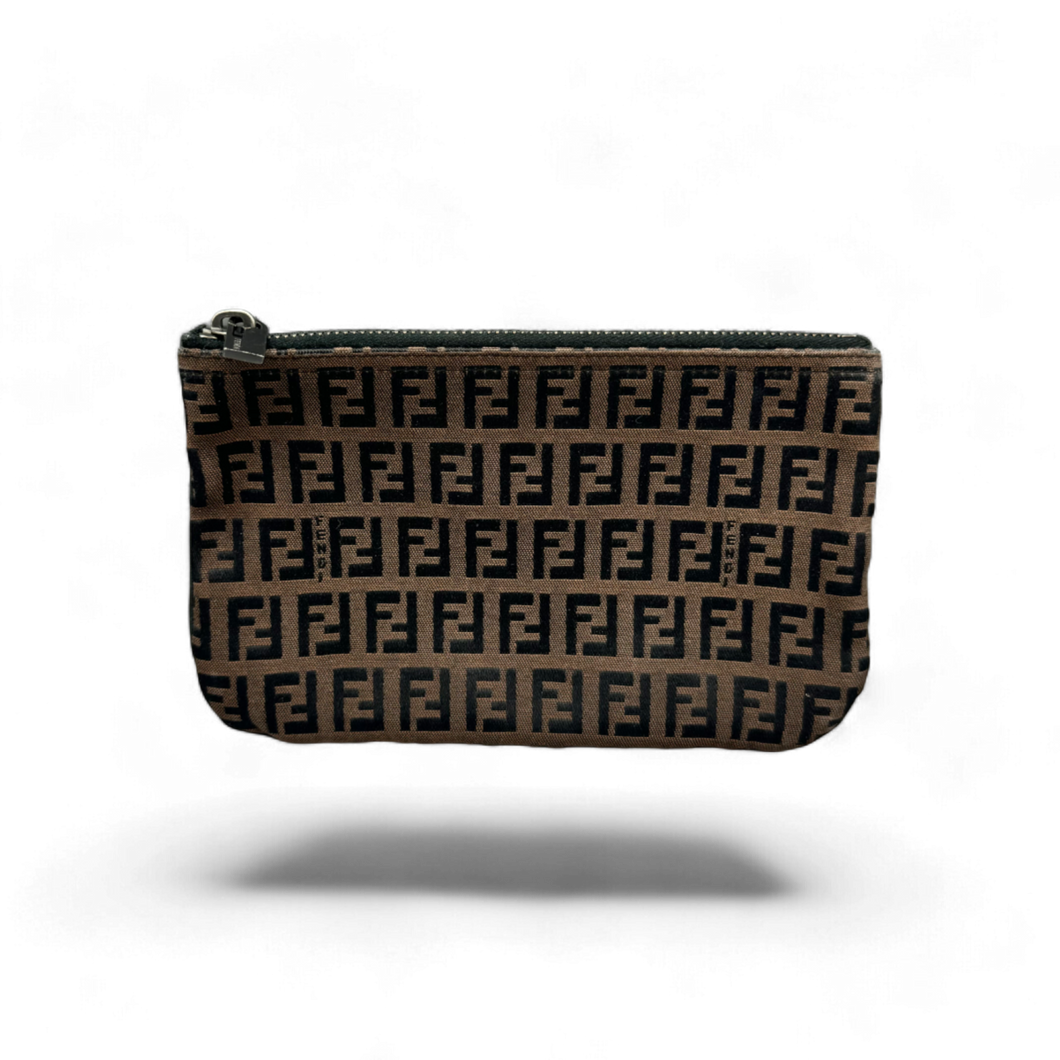 Fendi Zucca Brown Pouch