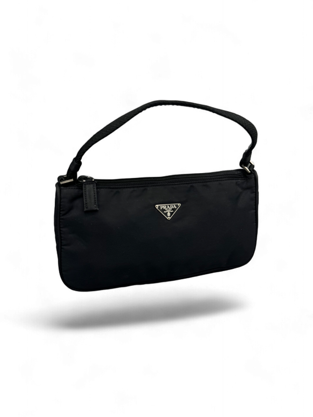 Prada Nylon Pochette Black